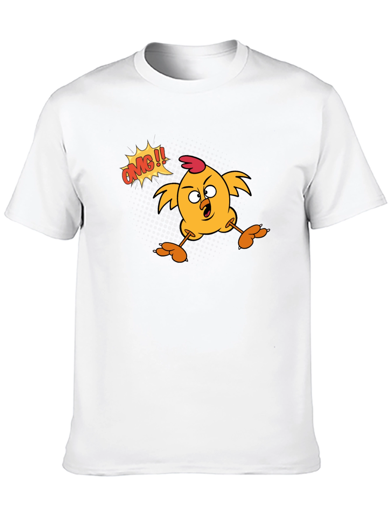 OMG Chicken Graphic Tee - Mens Black T-Shirt
