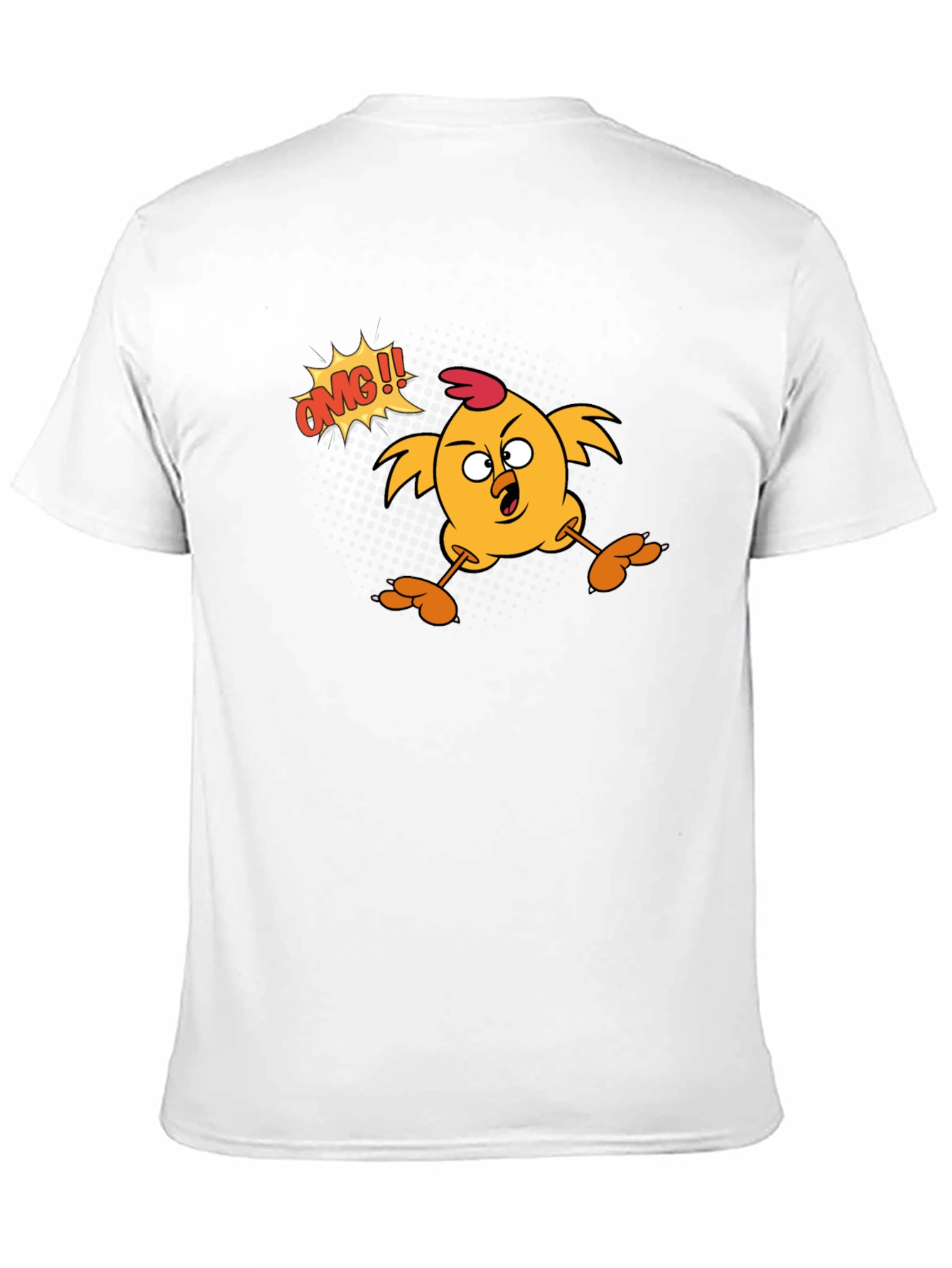 OMG Chicken Graphic Tee - Mens Black T-Shirt