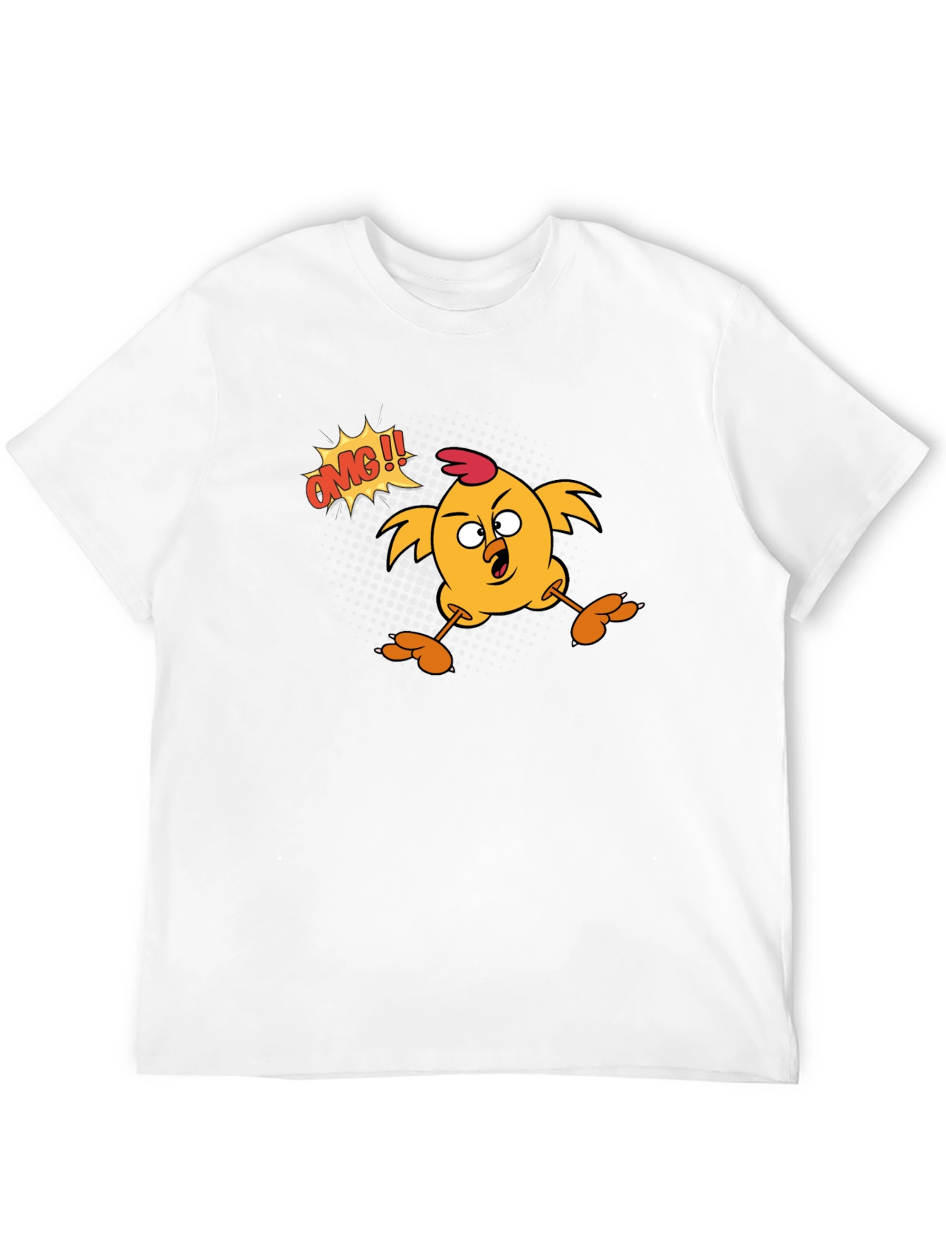 OMG Chicken Graphic Tee - Mens Black T-Shirt