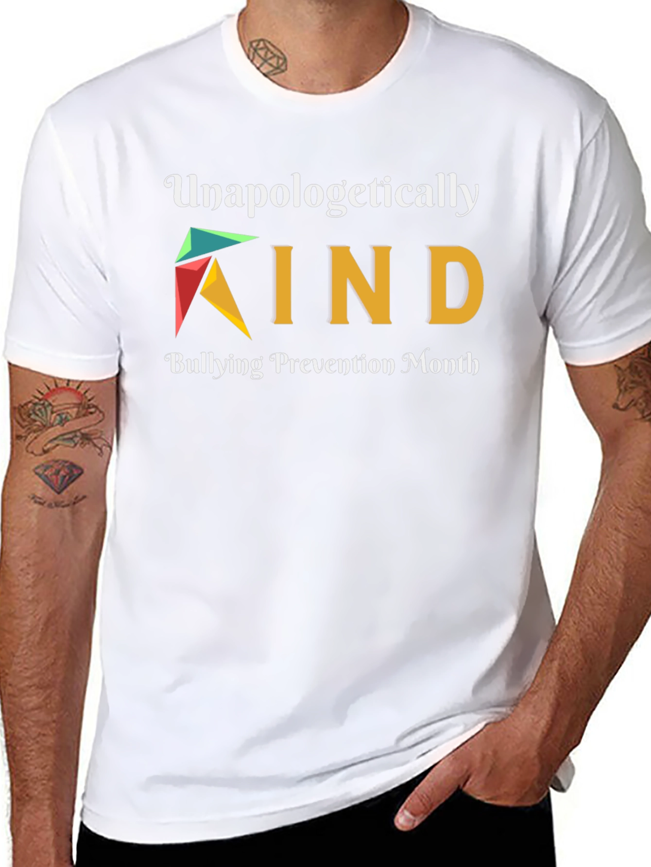 Unapologetically Kind Bullying Prevention Month T-Shirt