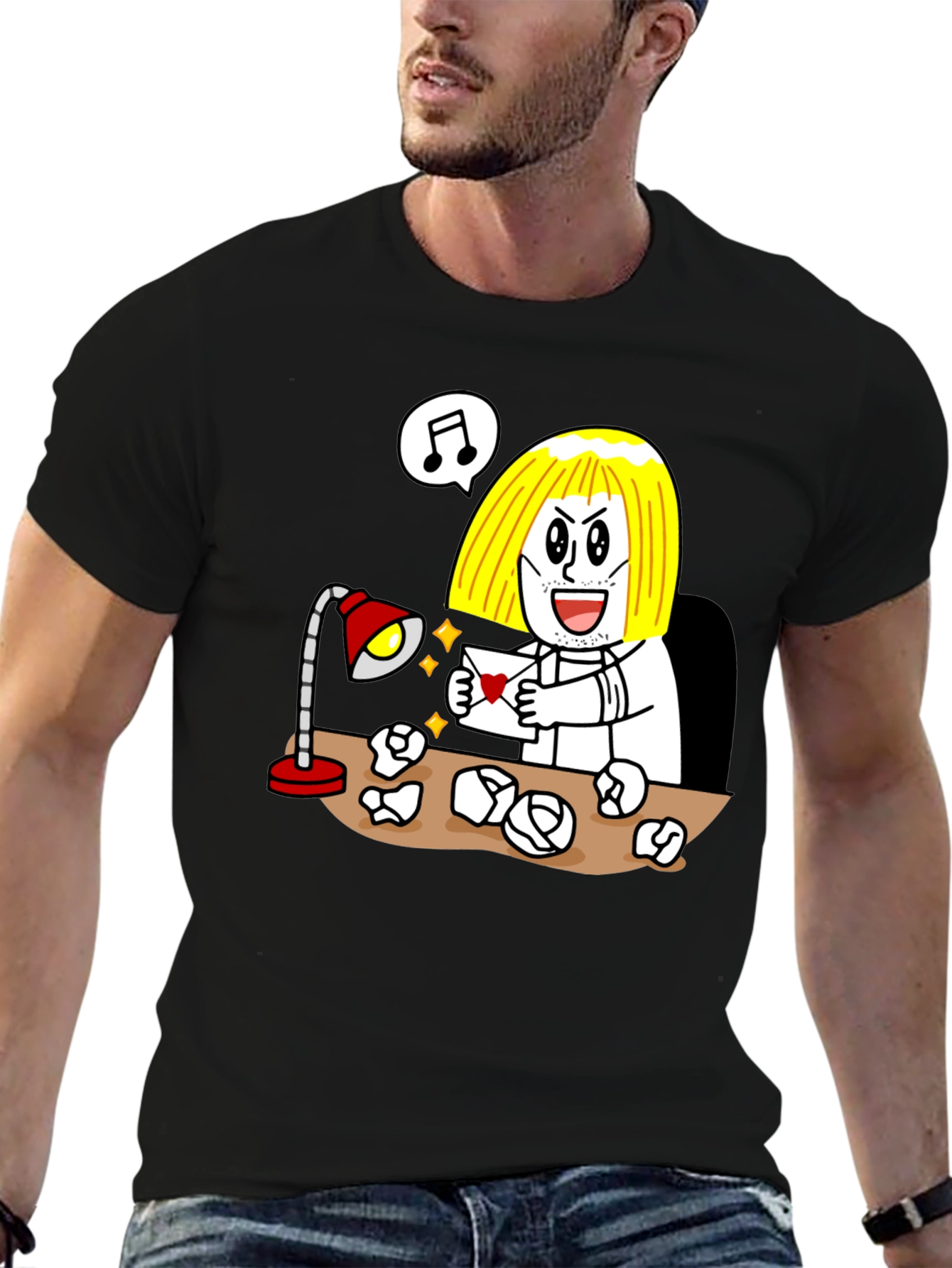 Creative Writer T-Shirt - Black Graphic Tee