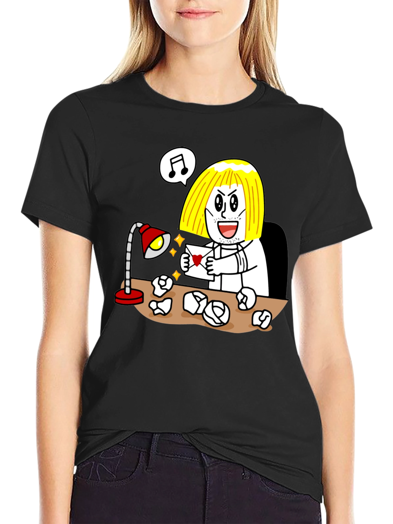 Creative Writer T-Shirt - Black Graphic Tee