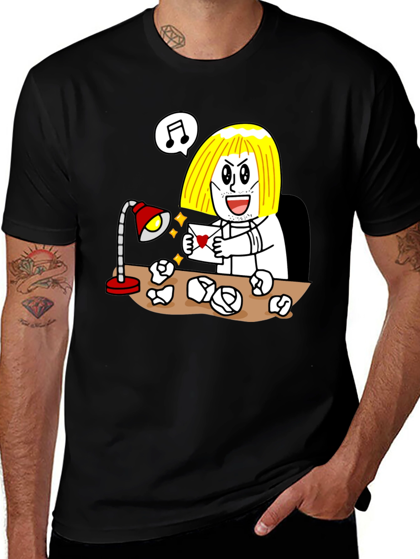 Creative Writer T-Shirt - Black Graphic Tee