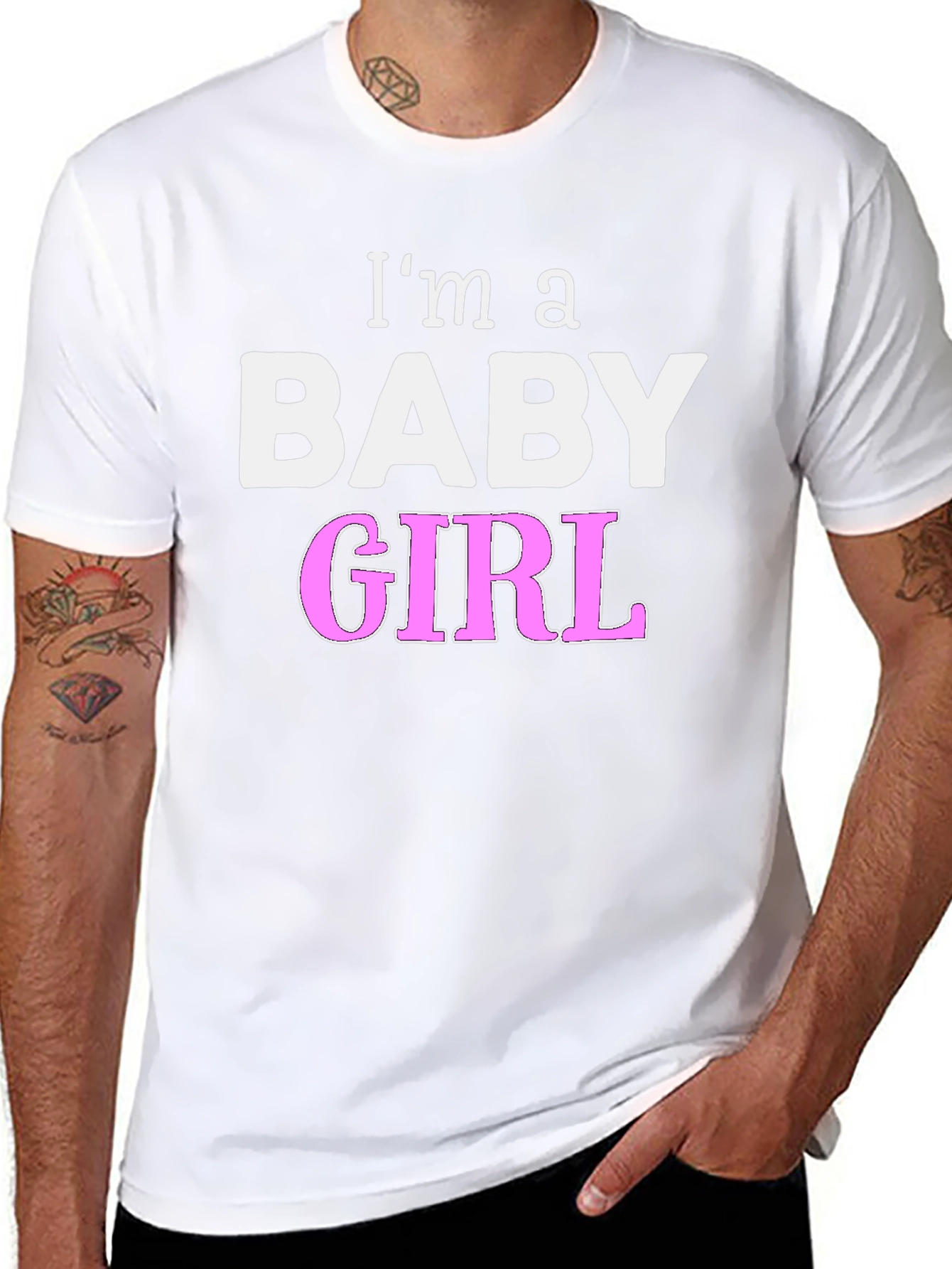 Im a Baby Girl Novelty T-Shirt