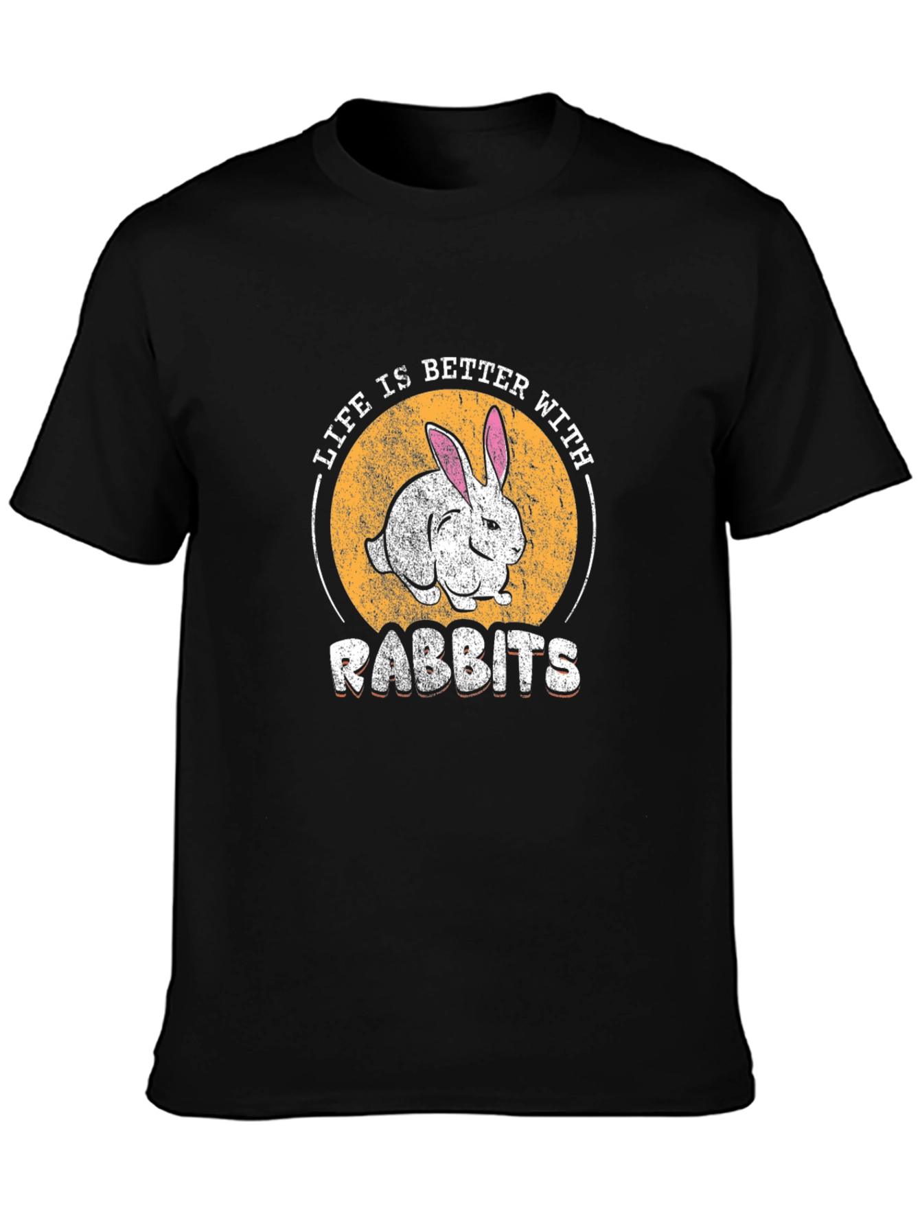 Life is Better with Rabbits Graphic T-Shirt