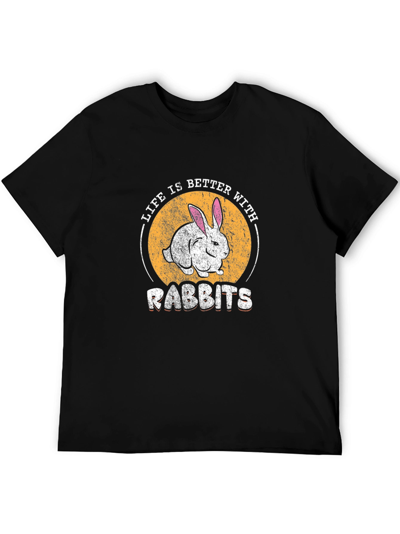 Life is Better with Rabbits Graphic T-Shirt