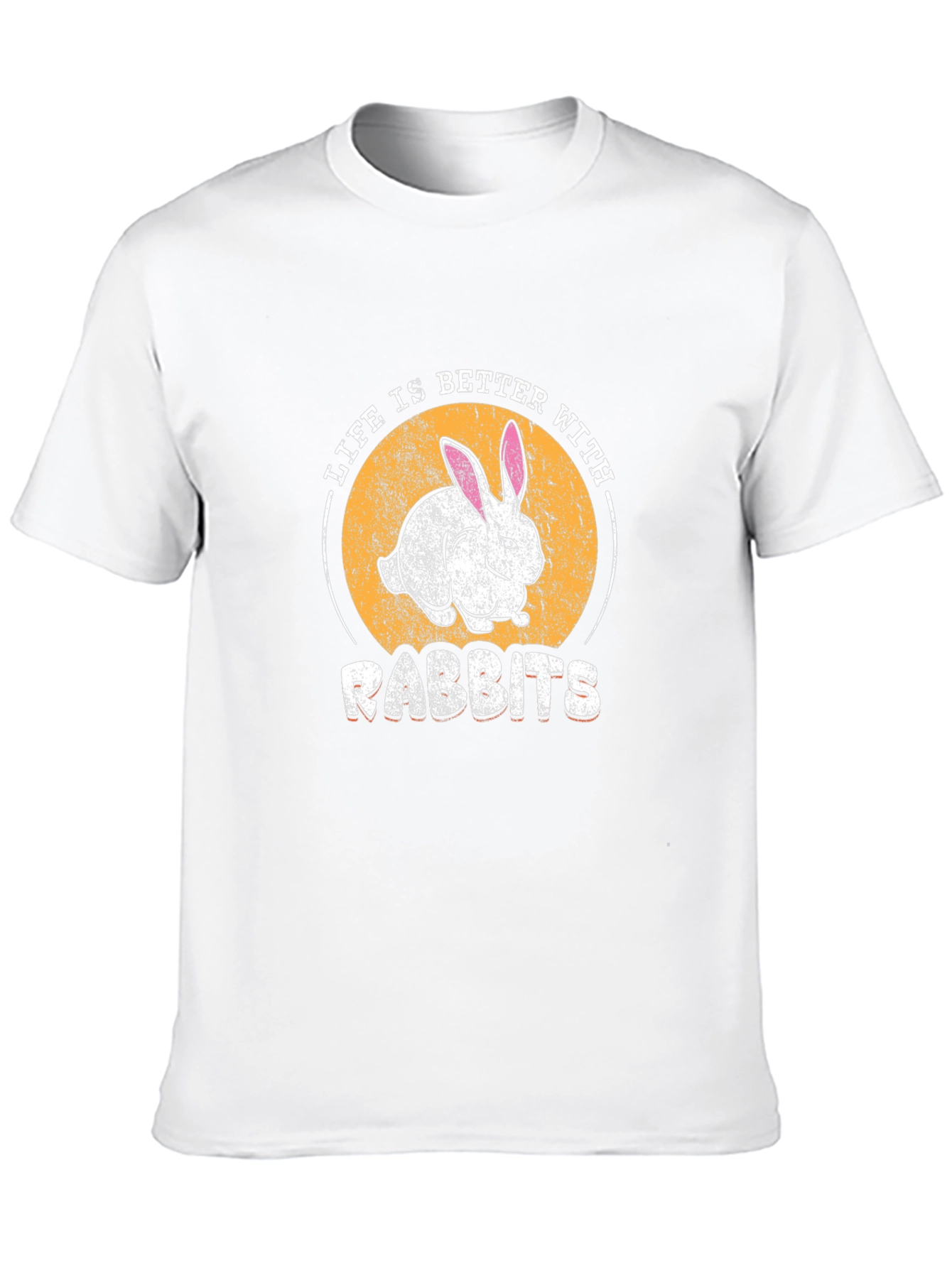 Life is Better with Rabbits Graphic T-Shirt