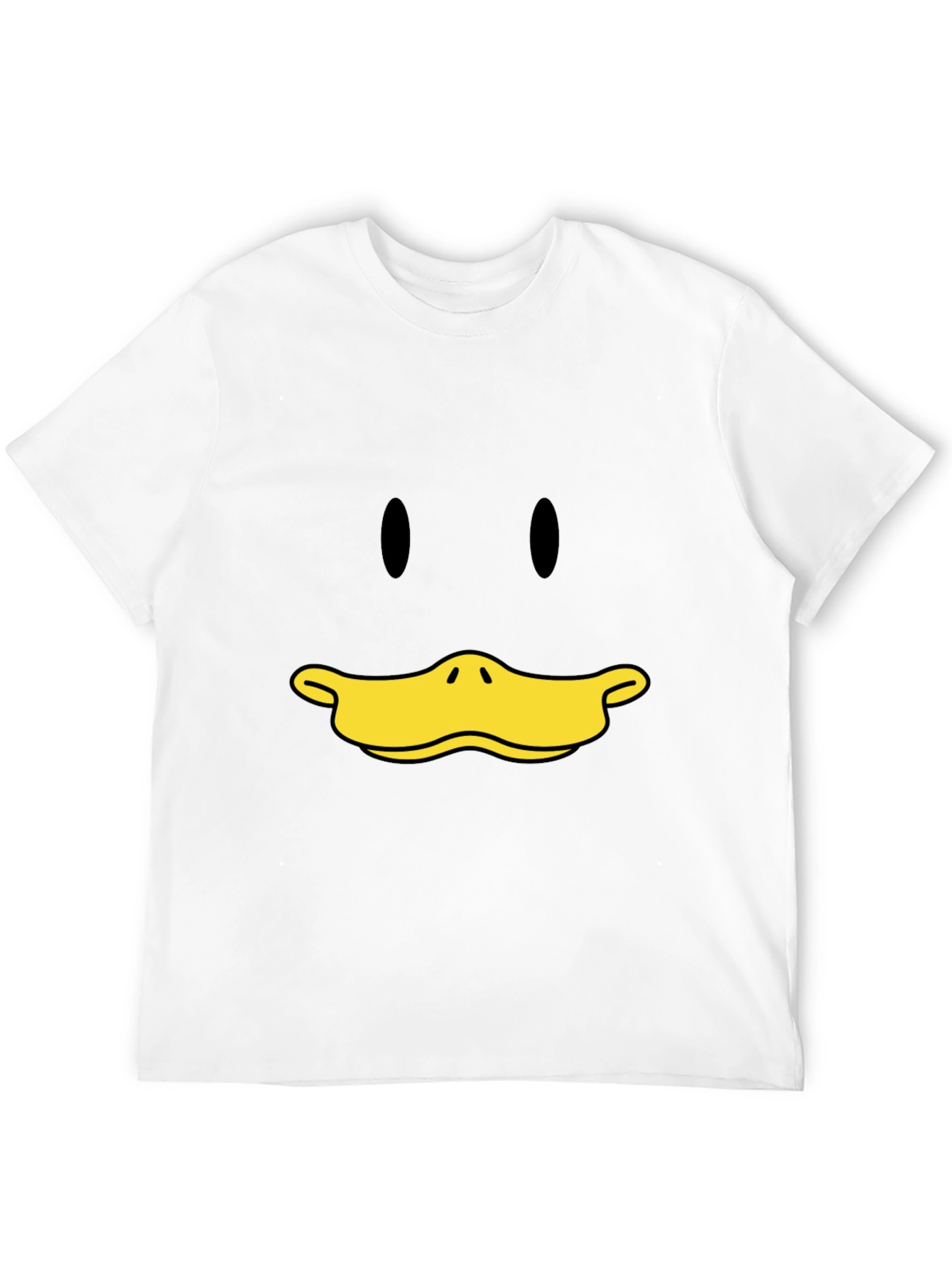 Duck Face Graphic Tee - Funny Cartoon Humor