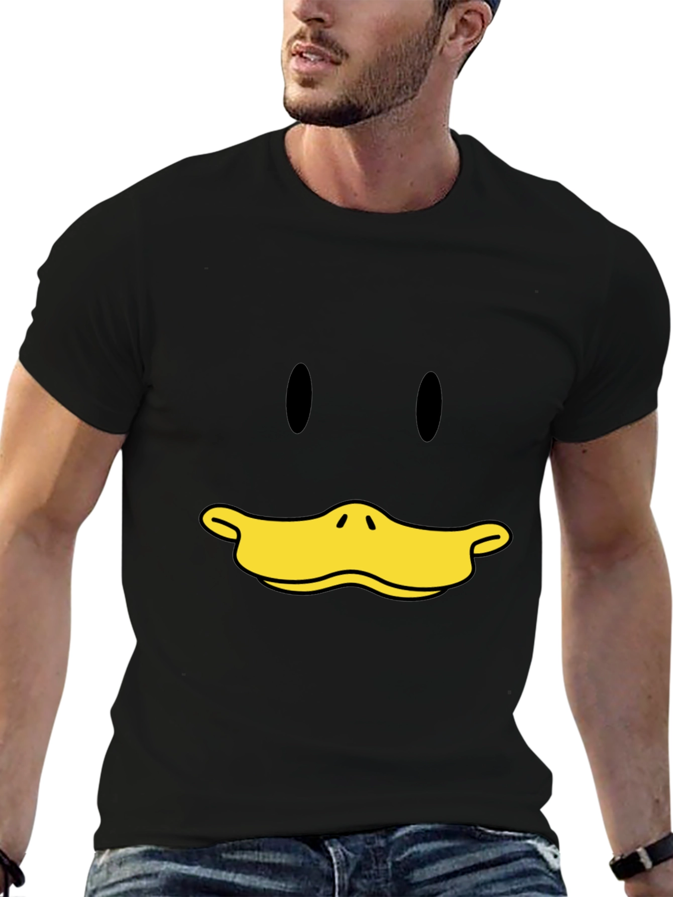 Duck Face Graphic Tee - Funny Cartoon Humor