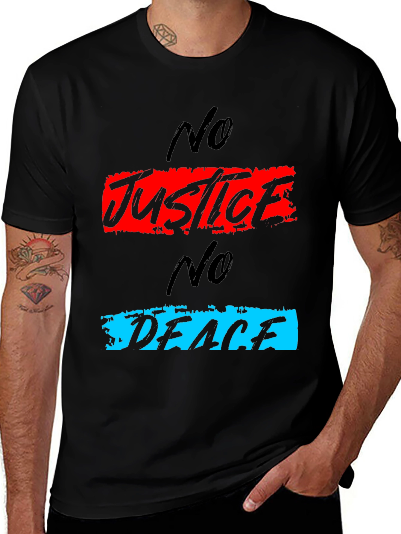 No Justice No Peace Graphic Tee