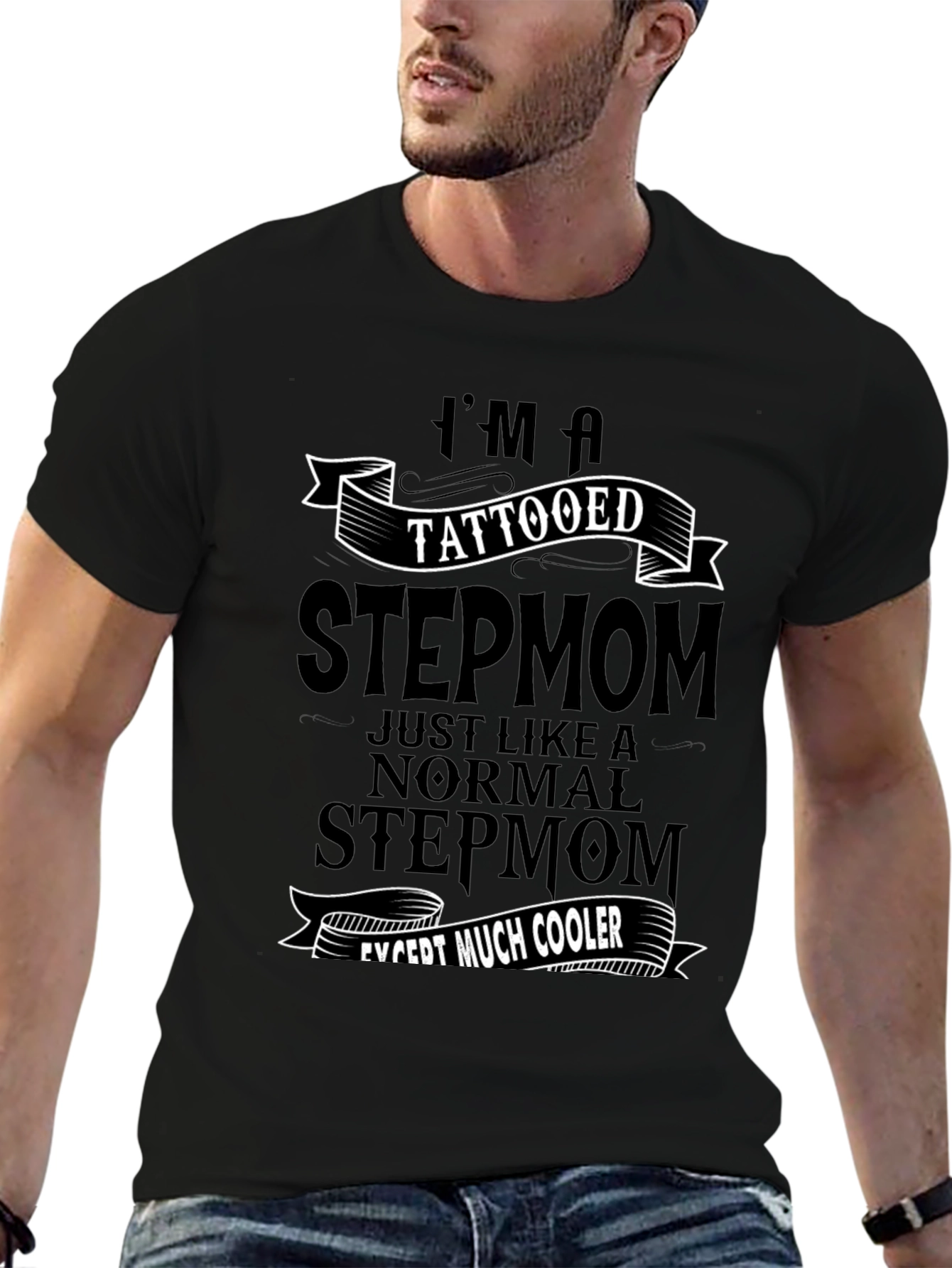 Tattooed Stepmom Graphic T-Shirt - Cool & Unique Tee