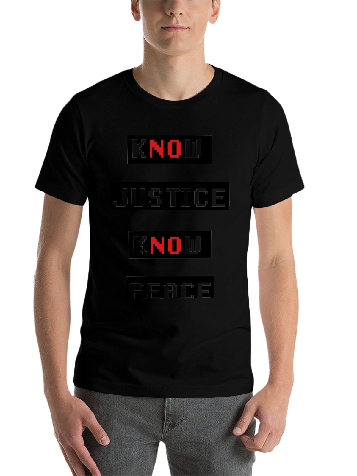 Know Justice Know Peace Graphic Tee