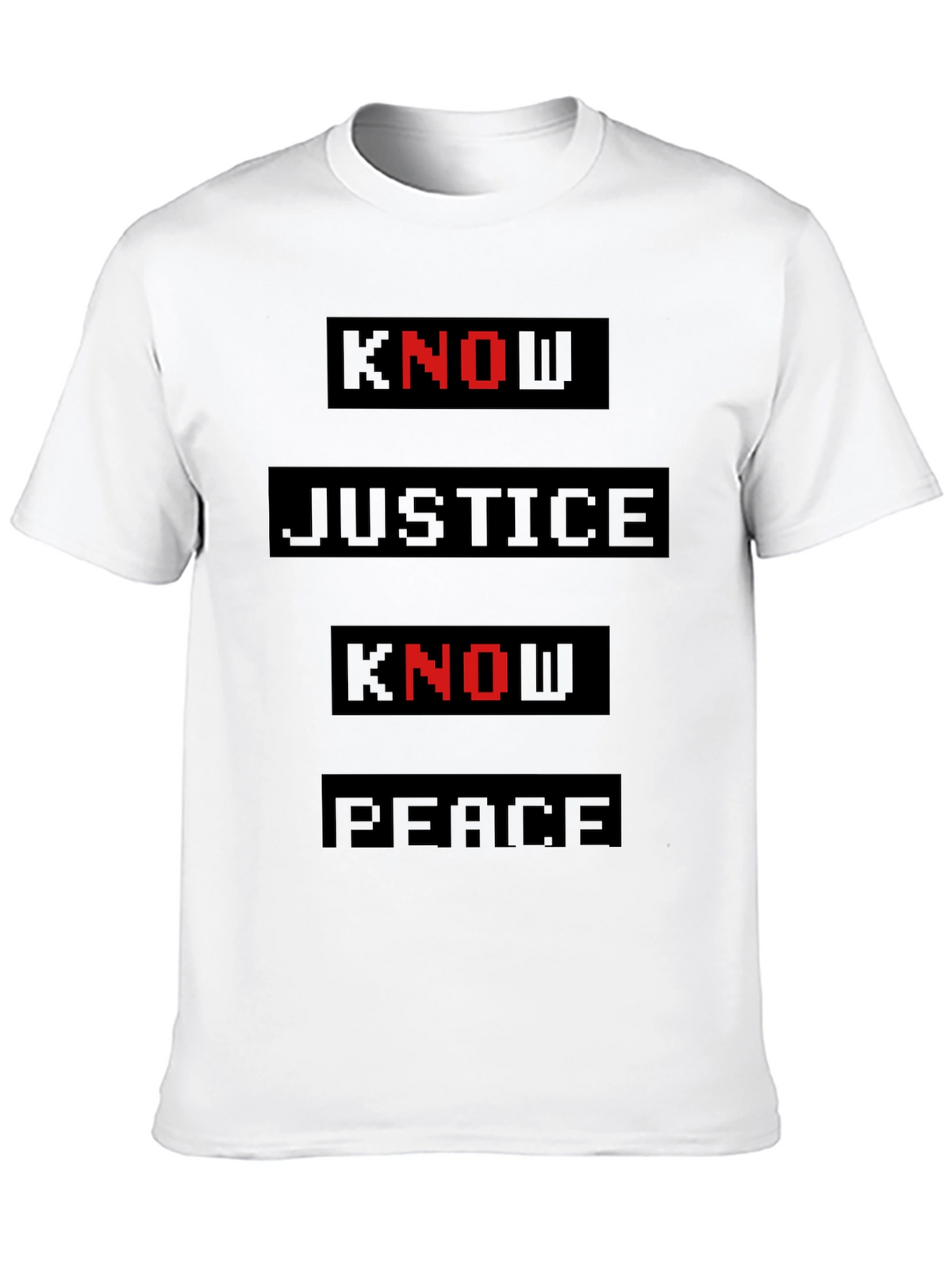 Know Justice Know Peace Graphic Tee