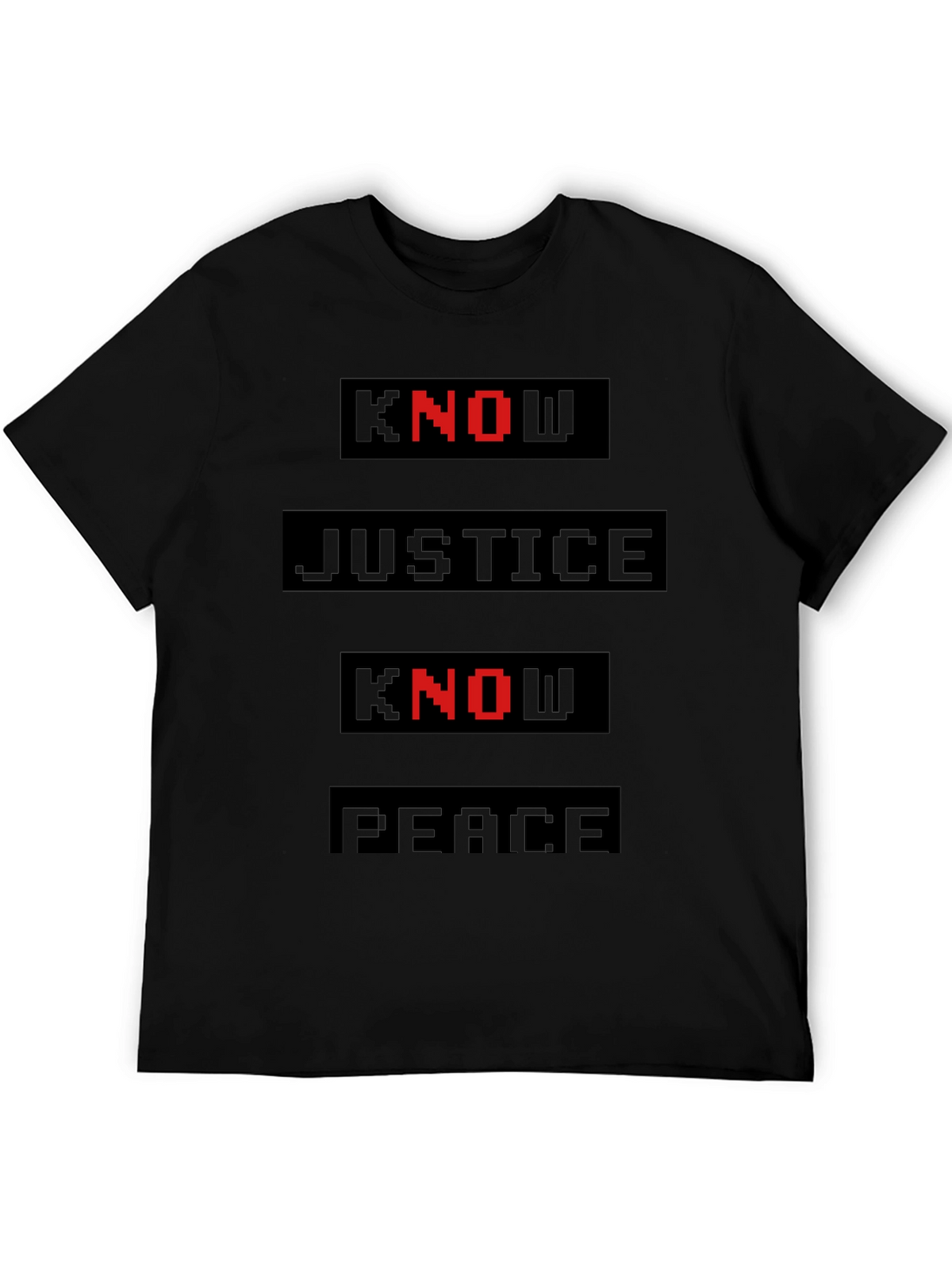 Know Justice Know Peace Graphic Tee