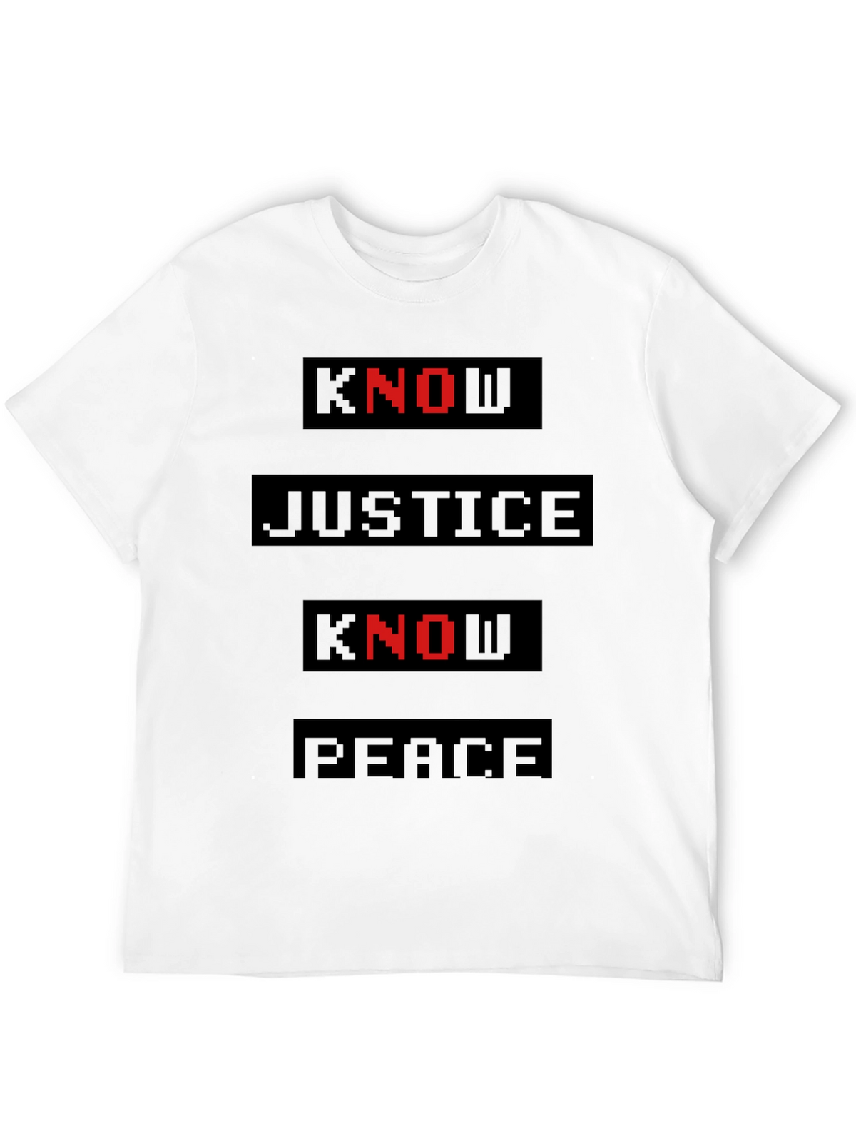 Know Justice Know Peace Graphic Tee