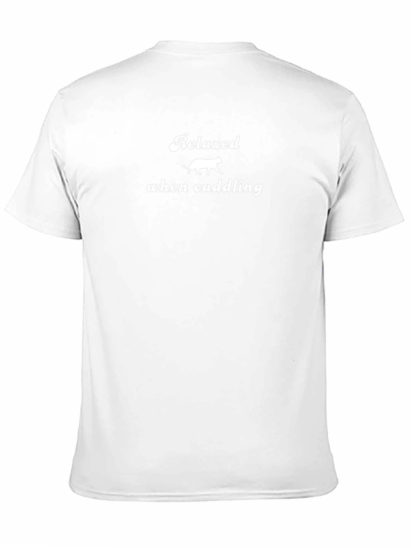Relaxed When Cuddling Cat Graphic Tee