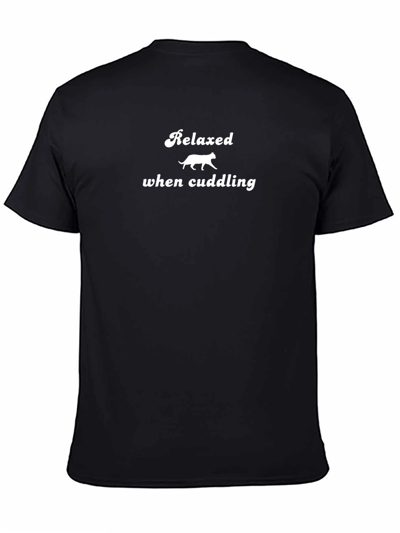 Relaxed When Cuddling Cat Graphic Tee