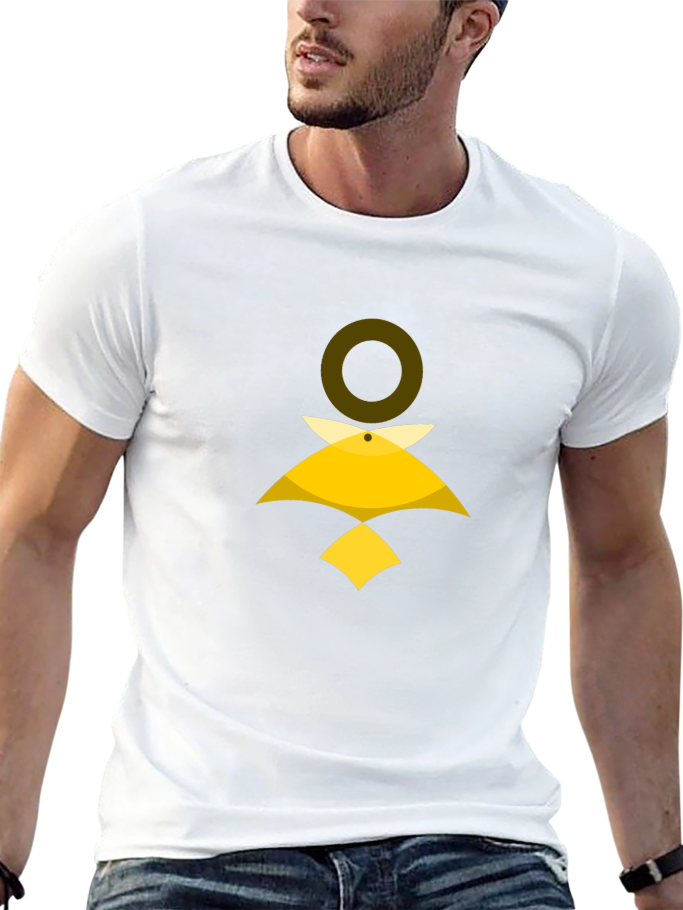 Modern Graphic Tee - Minimalist Design
