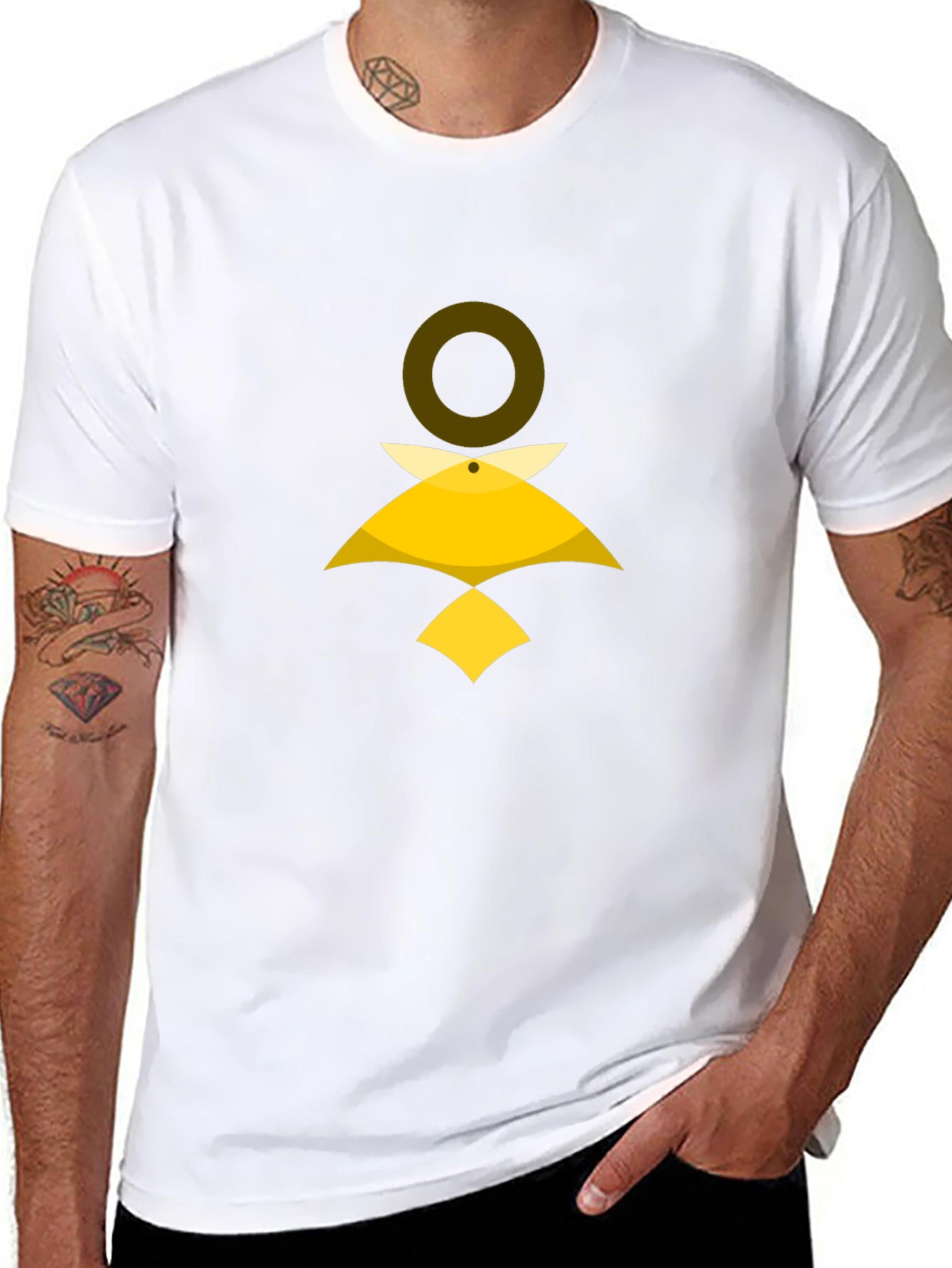 Modern Graphic Tee - Minimalist Design