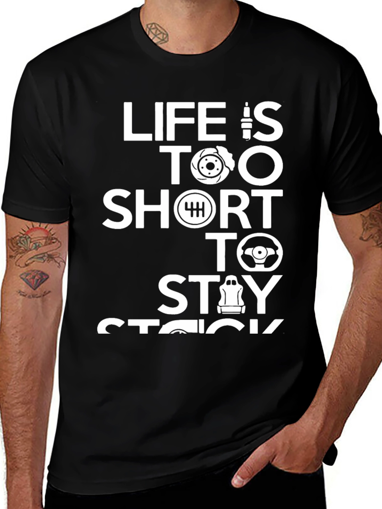 Life is Too Short To Stay Stock T-Shirt