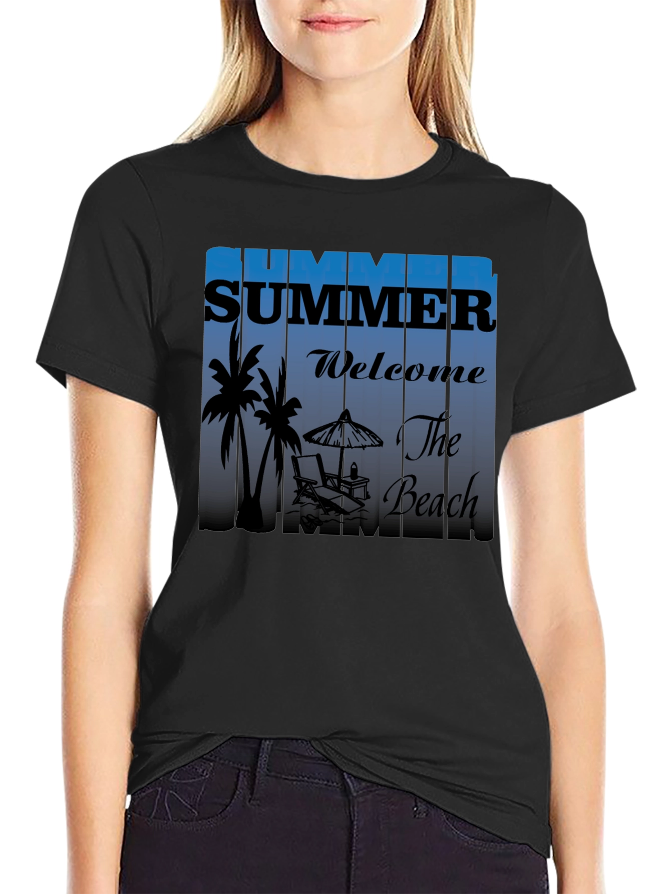 Summer Beach Graphic Tee