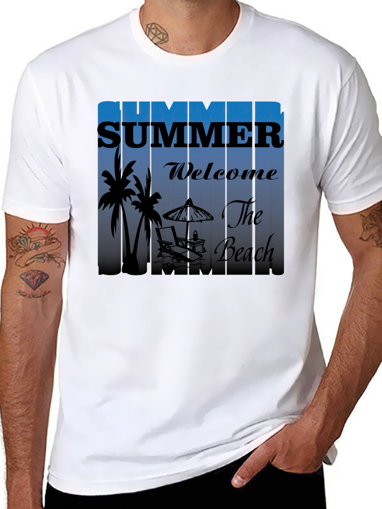 Summer Beach Graphic Tee