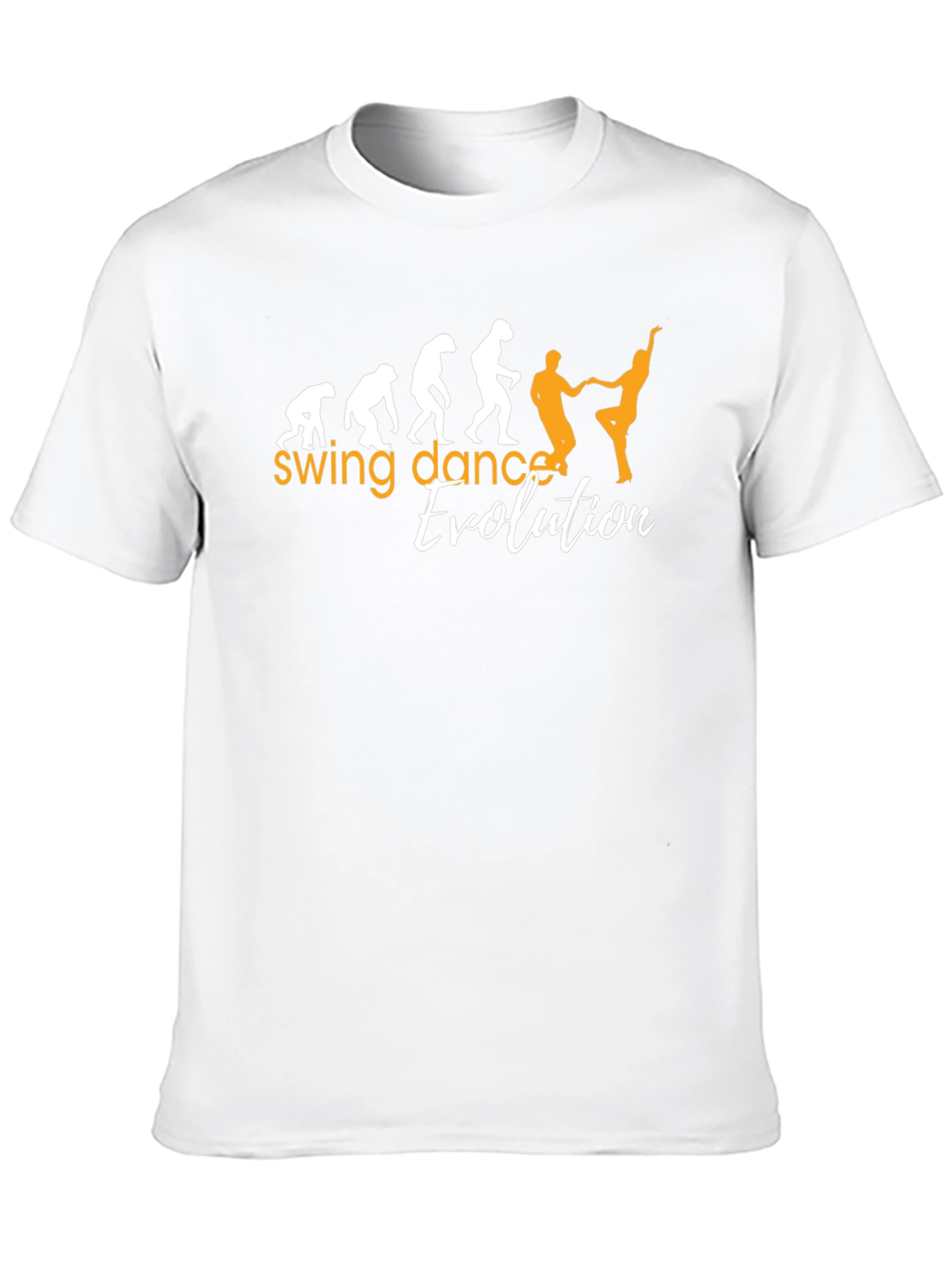 Swing Dance Evolution Graphic Tee - Black