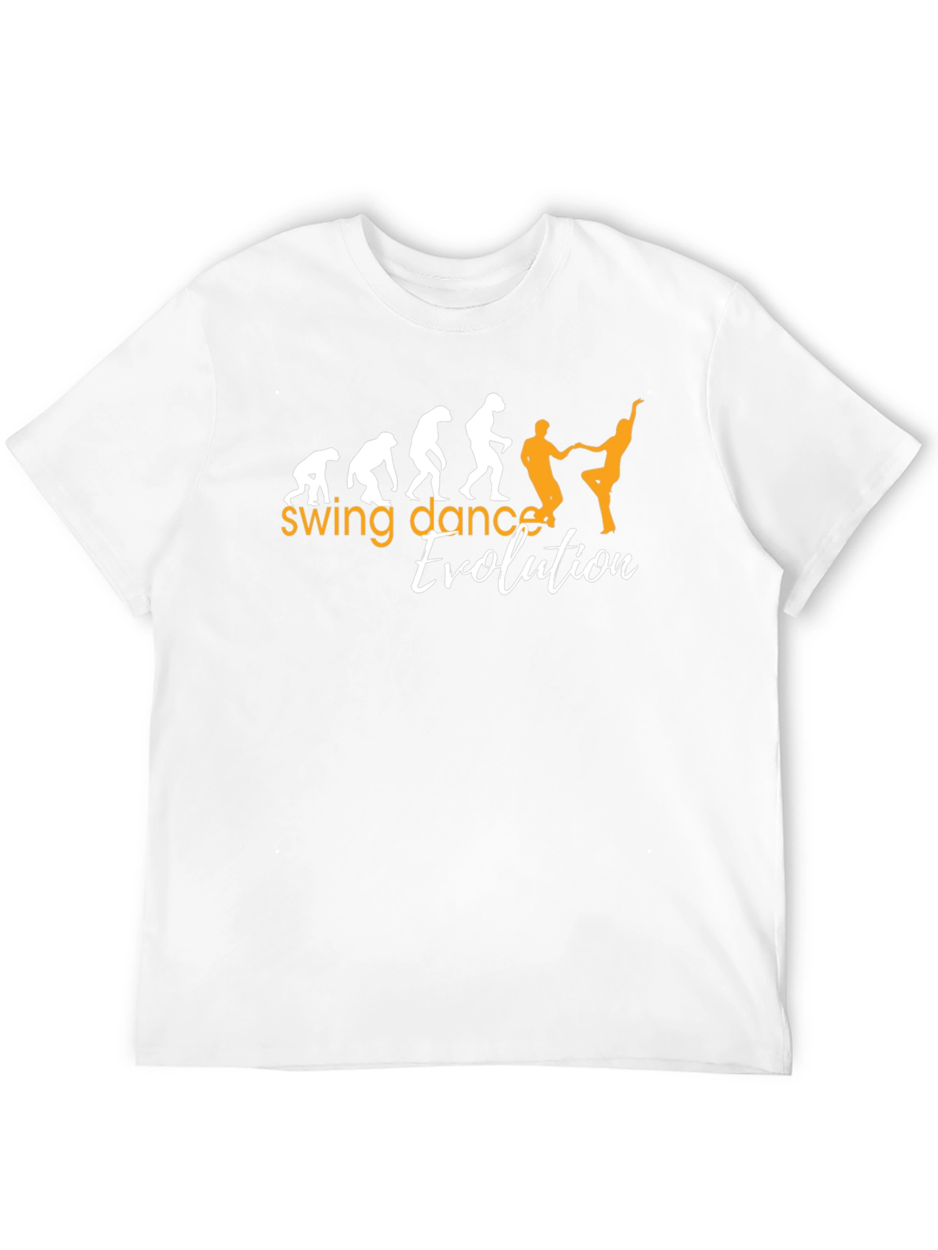 Swing Dance Evolution Graphic Tee - Black