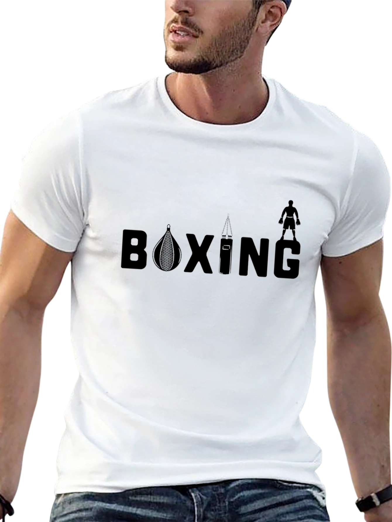 Boxing Graphic Tee - Black T-Shirt