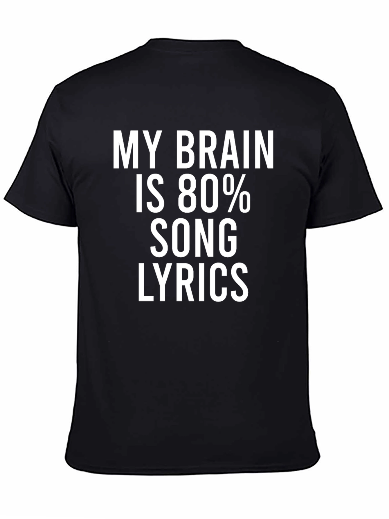 Brain Song Lyrics Graphic Tee