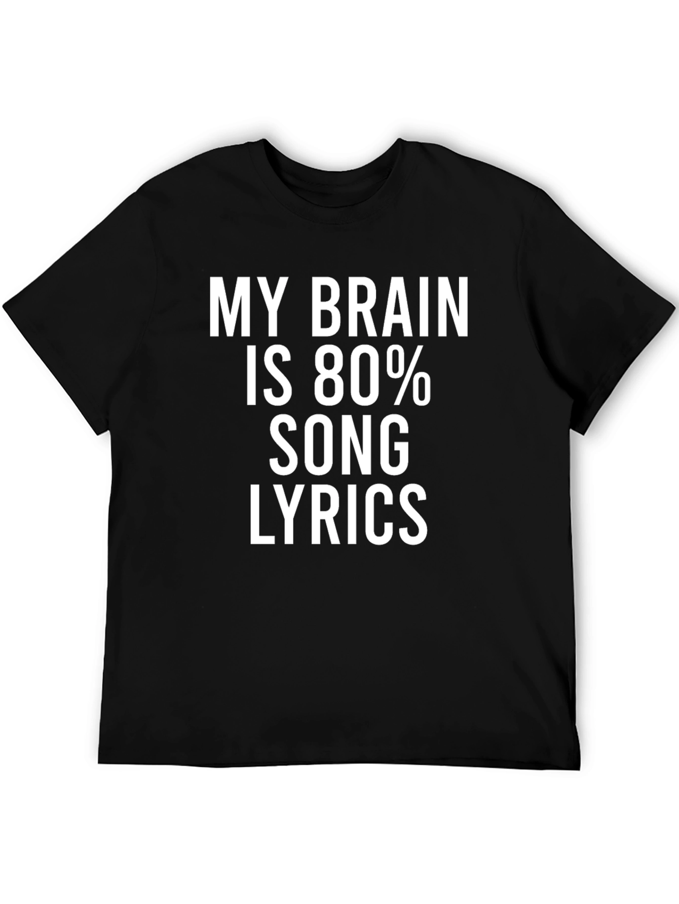 Brain Song Lyrics Graphic Tee