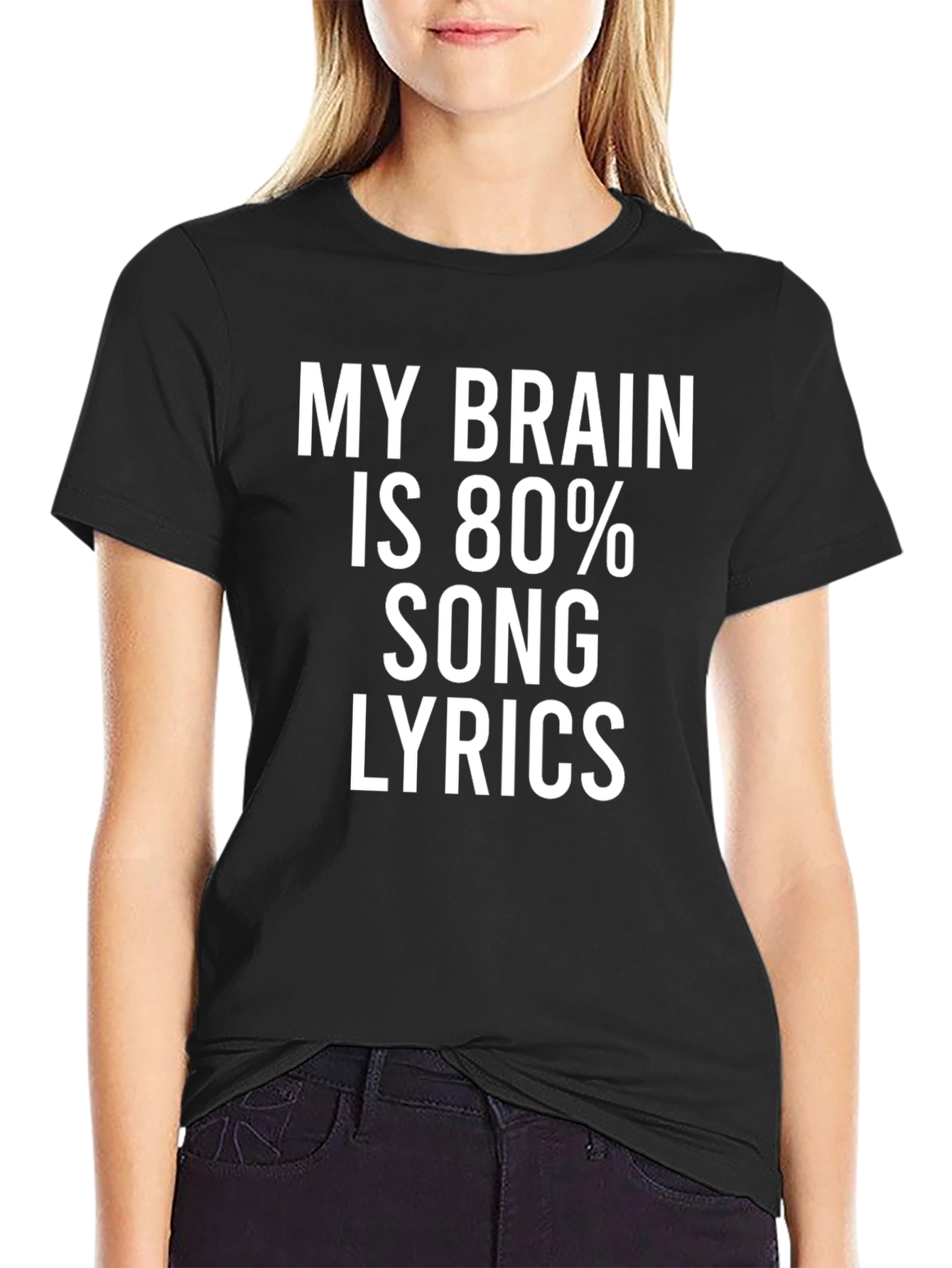 Brain Song Lyrics Graphic Tee