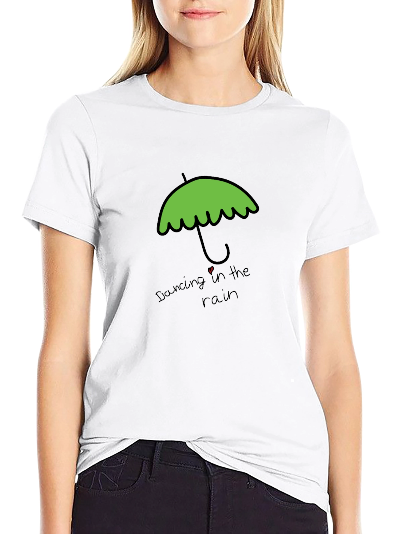 Dancing in the Rain Black T-Shirt