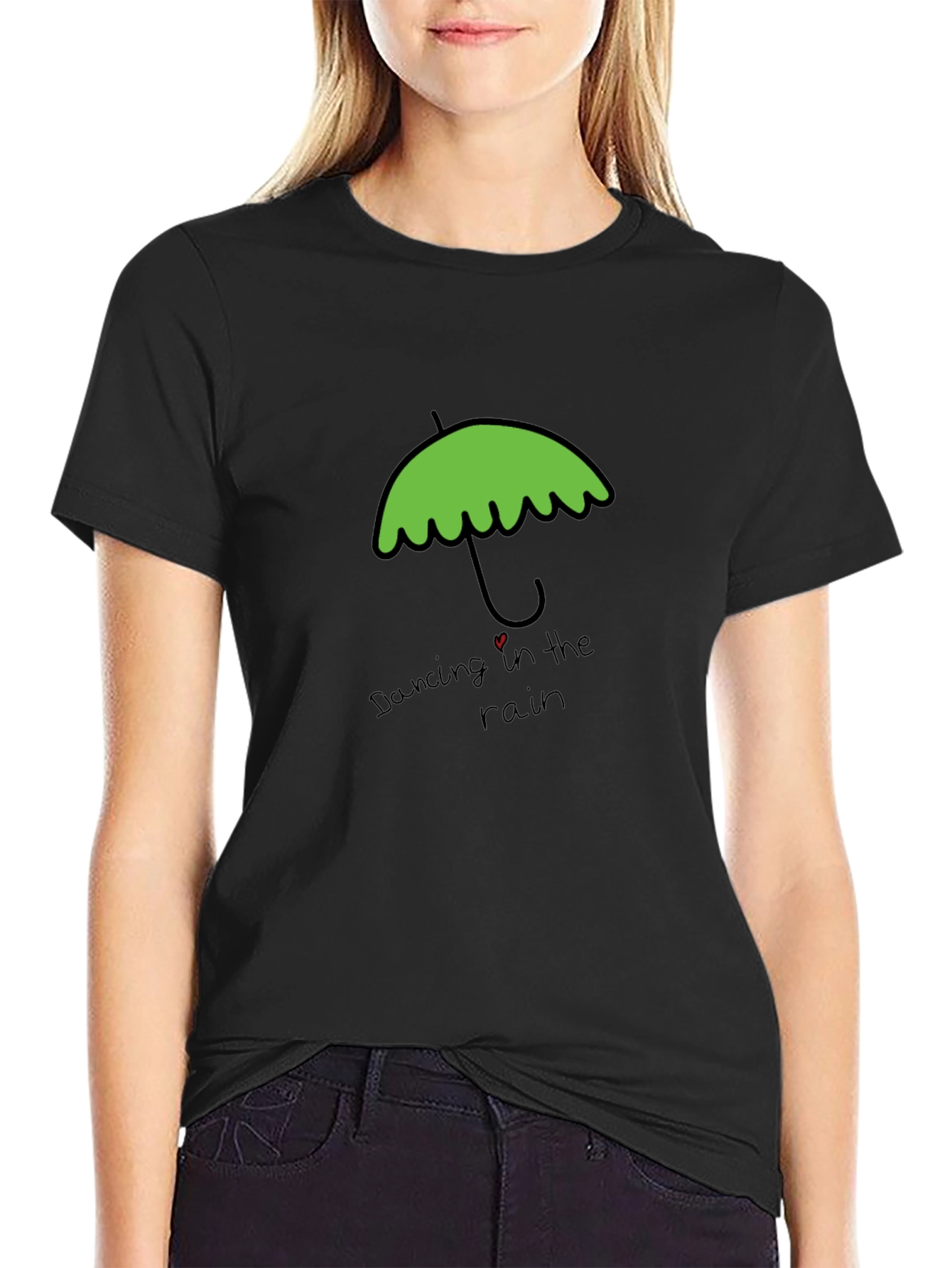 Dancing in the Rain Black T-Shirt