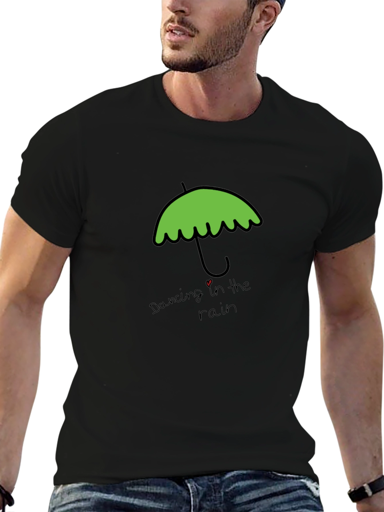 Dancing in the Rain Black T-Shirt