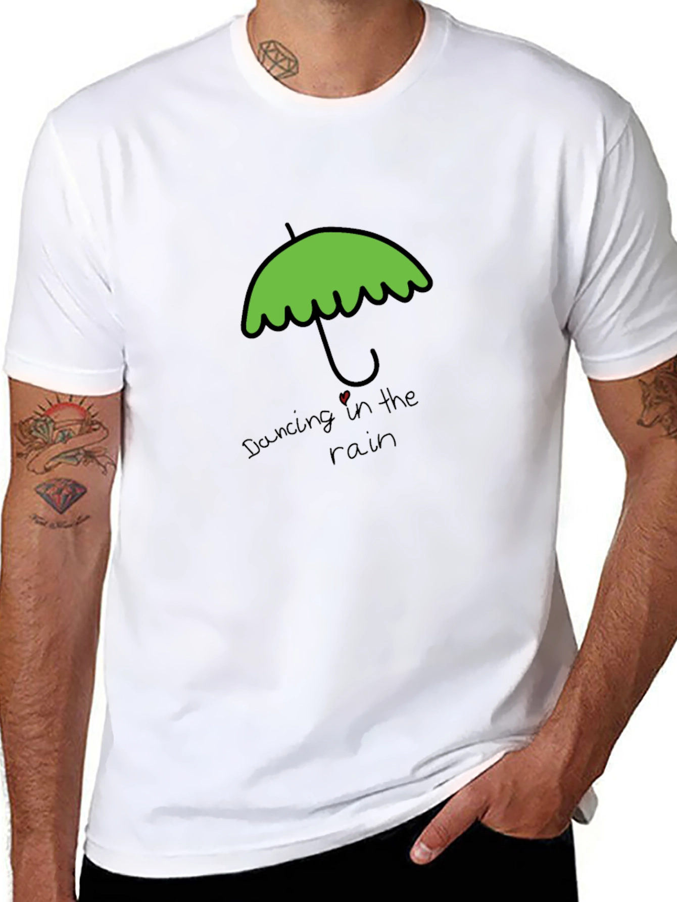 Dancing in the Rain Black T-Shirt