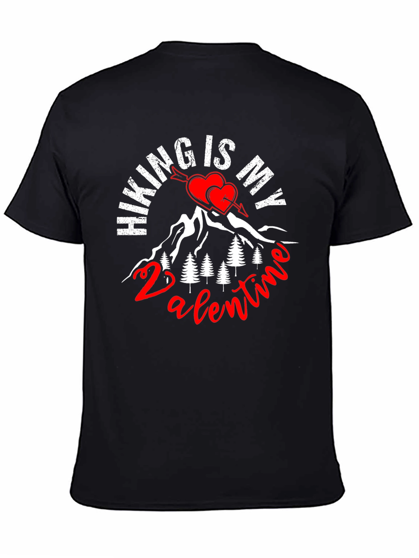 Hiking is My Valentine Graphic Tee