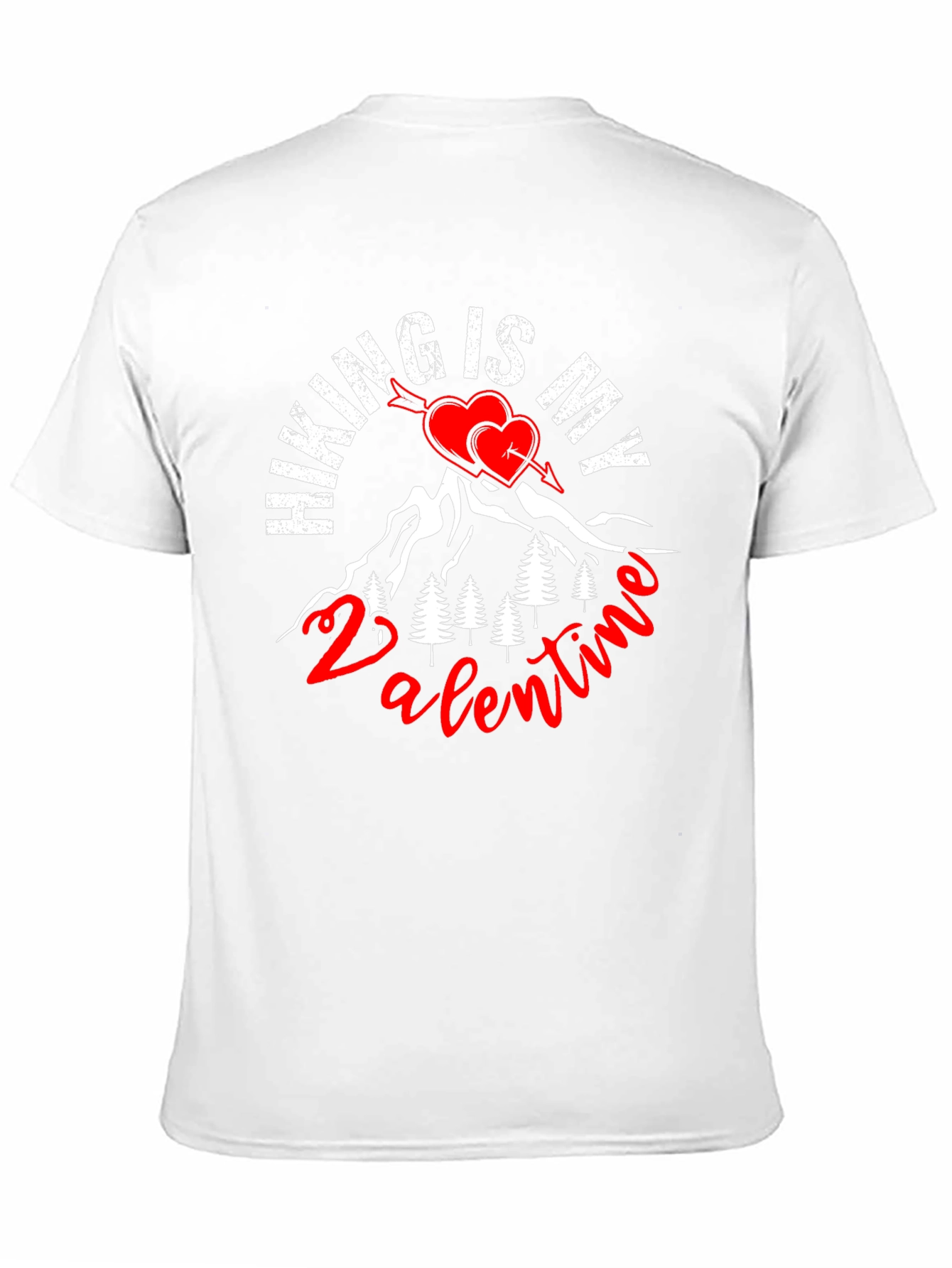 Hiking is My Valentine Graphic Tee