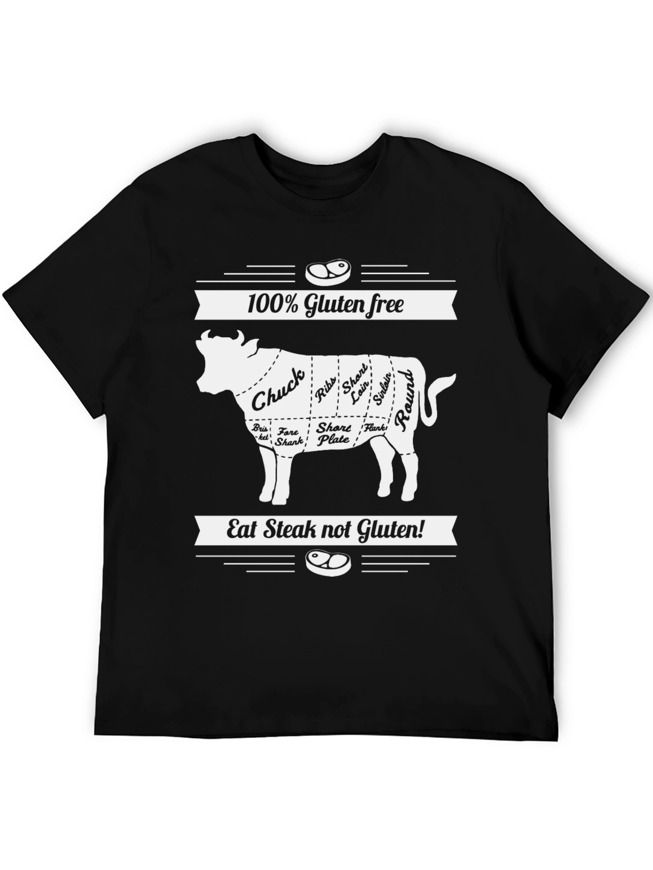 Gluten Free Steak Lover T-Shirt