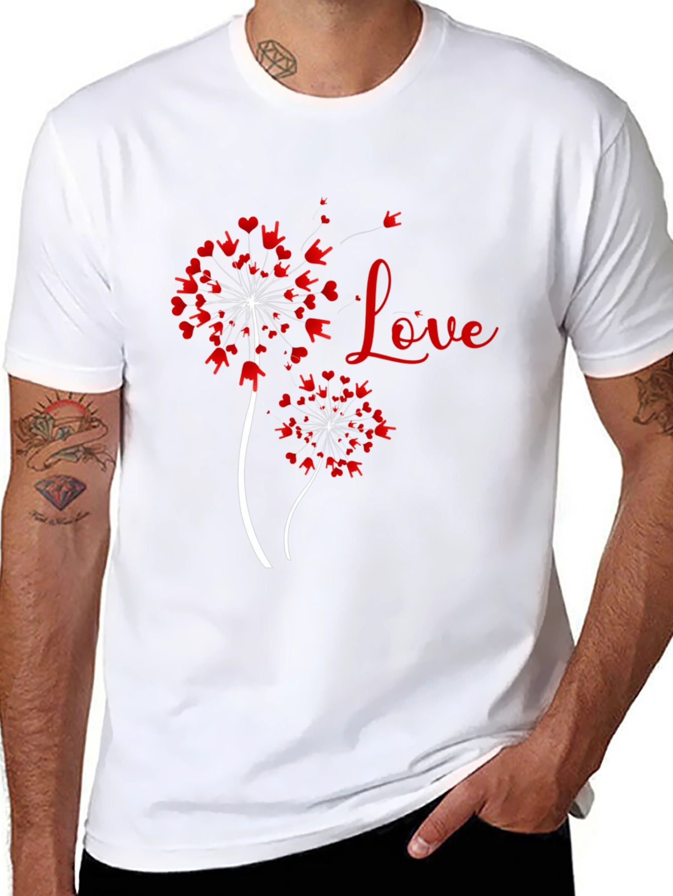 Love Dandelion ASL Graphic Tee