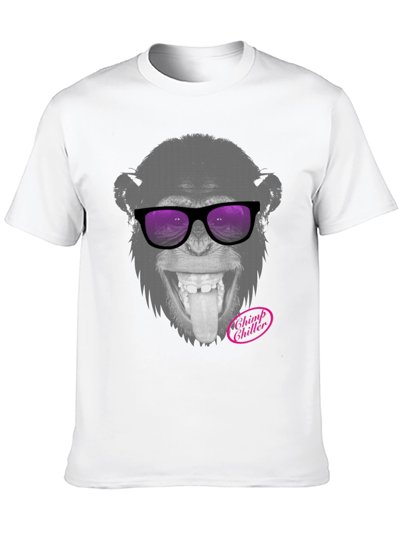 Chimp Chiller Graphic T-Shirt - Cool Ape Tee