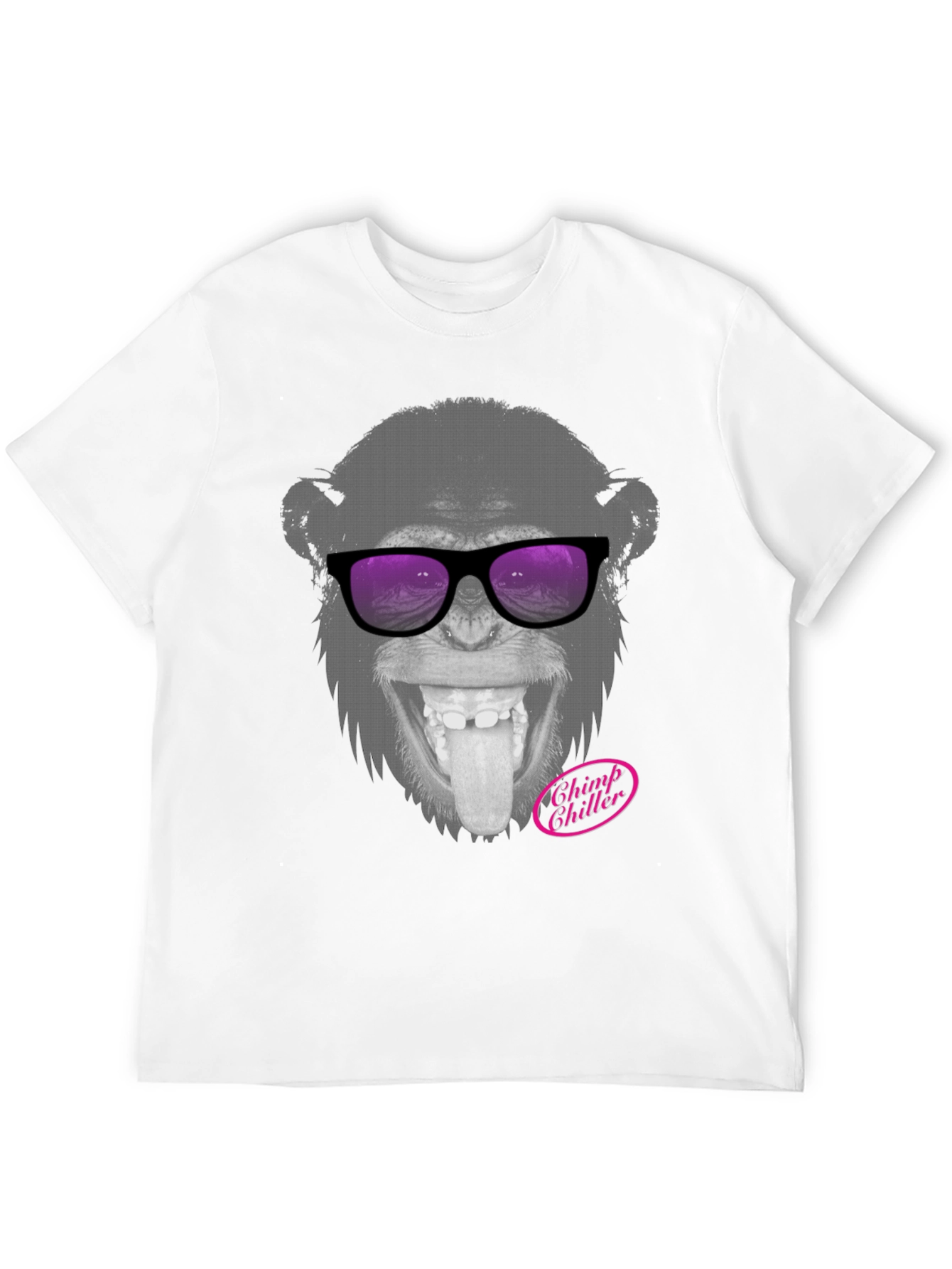 Chimp Chiller Graphic T-Shirt - Cool Ape Tee