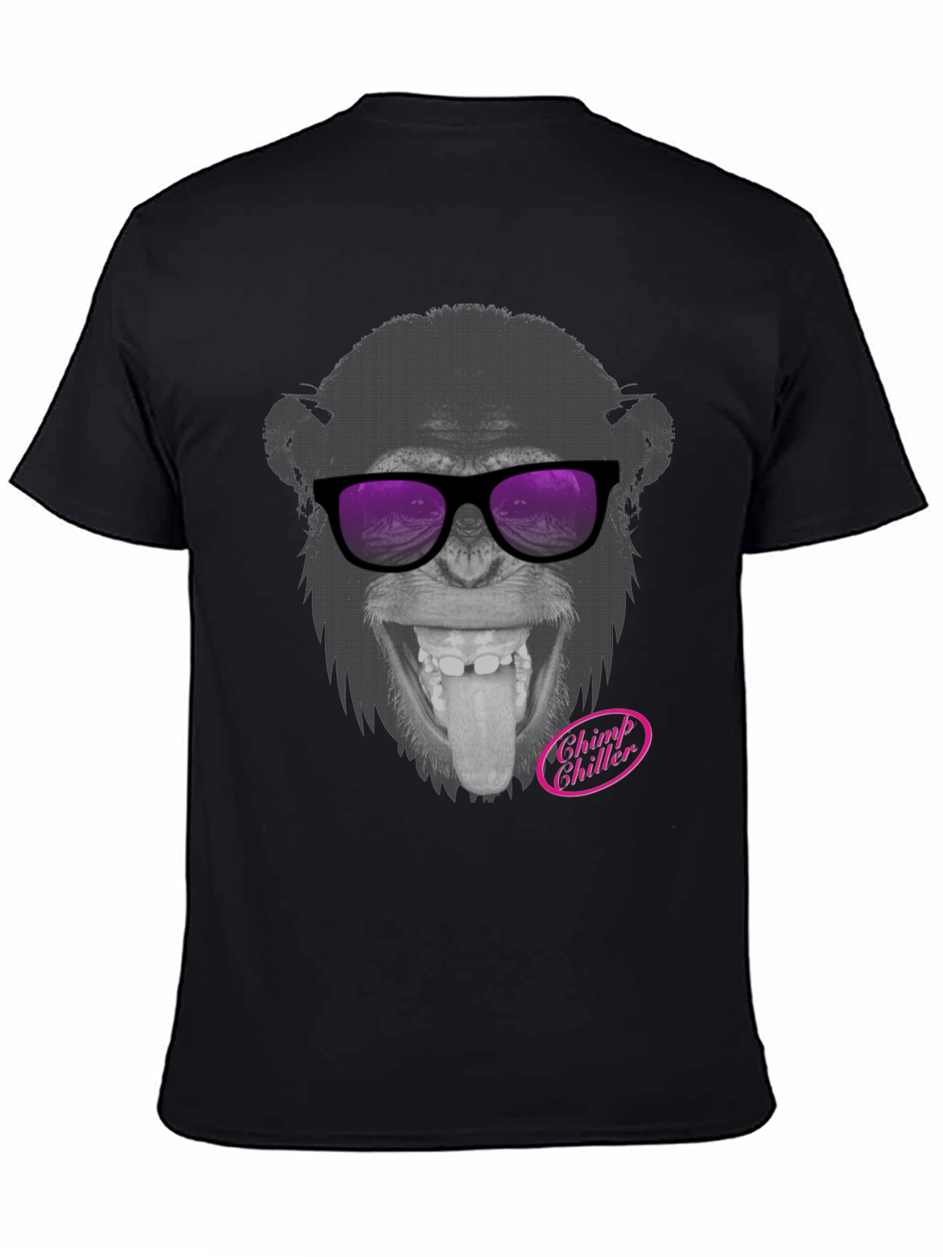 Chimp Chiller Graphic T-Shirt - Cool Ape Tee