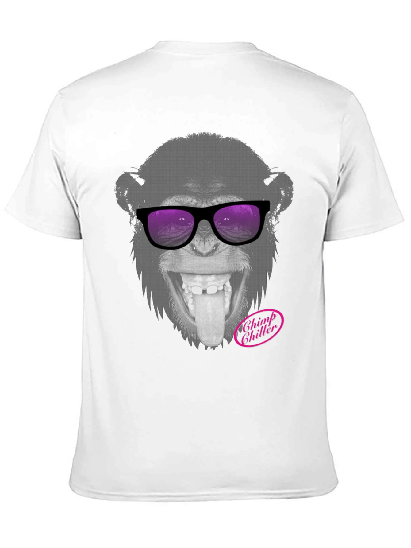 Chimp Chiller Graphic T-Shirt - Cool Ape Tee