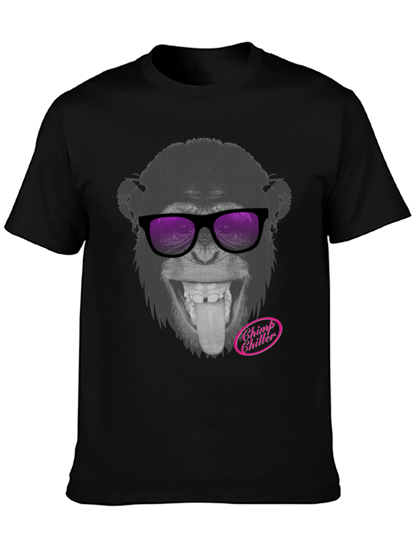 Chimp Chiller Graphic T-Shirt - Cool Ape Tee