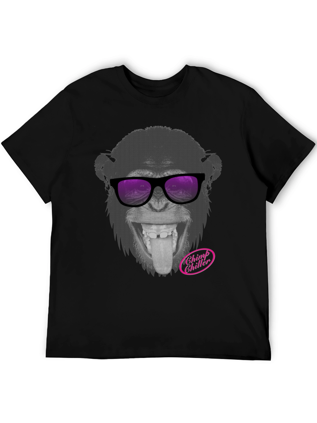 Chimp Chiller Graphic T-Shirt - Cool Ape Tee