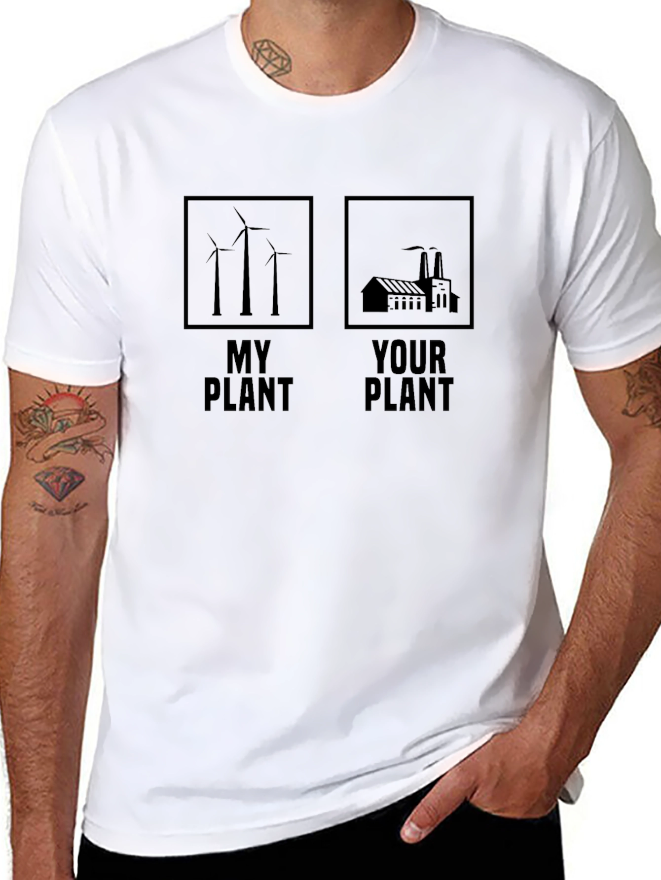 My Plant Your Plant T-Shirt - Clean Energy Tee