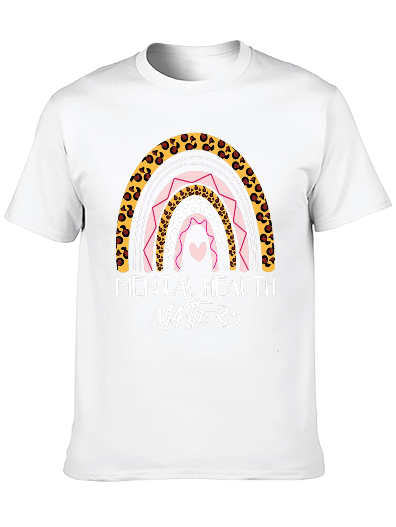 Mental Health Matters Rainbow Graphic Tee