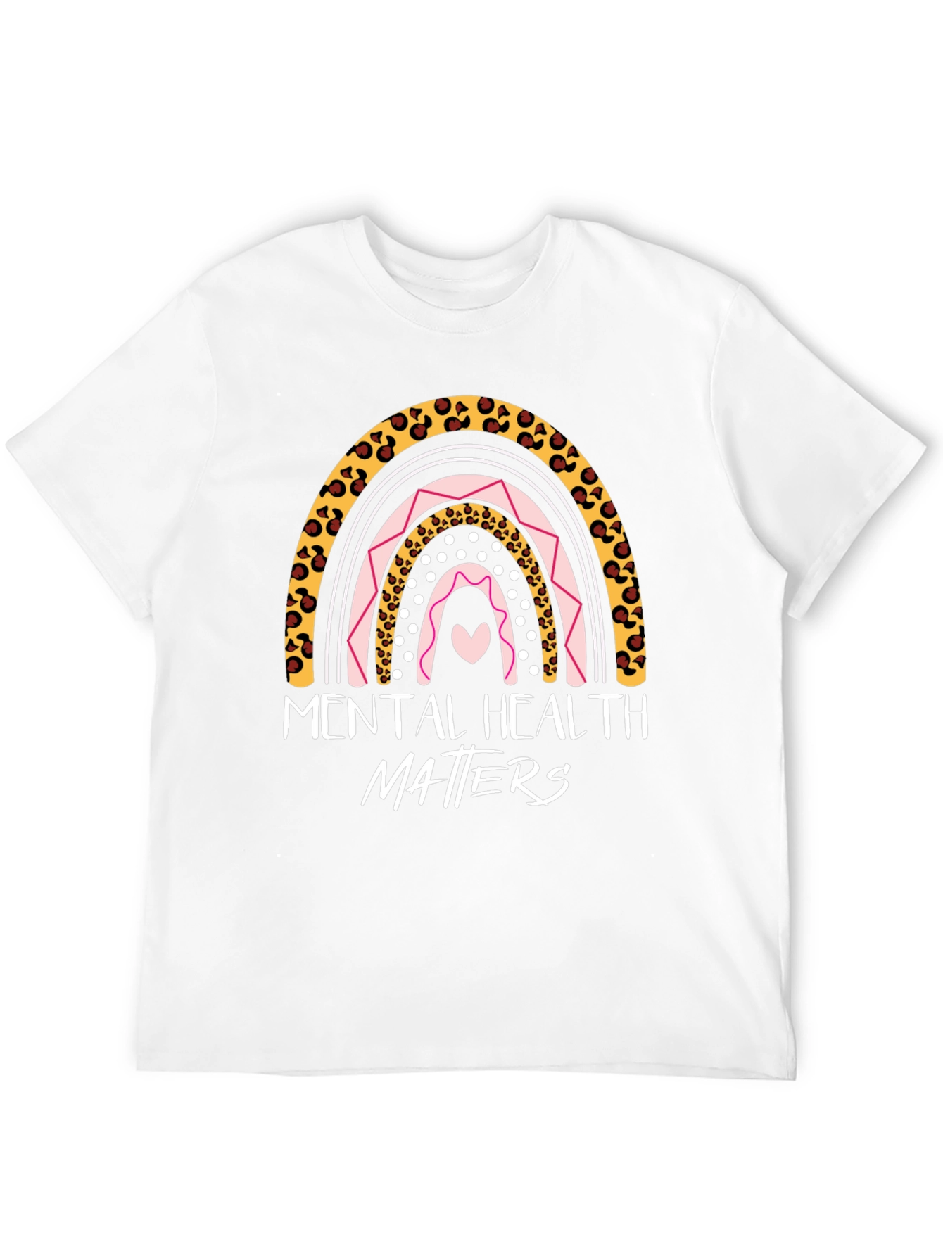 Mental Health Matters Rainbow Graphic Tee