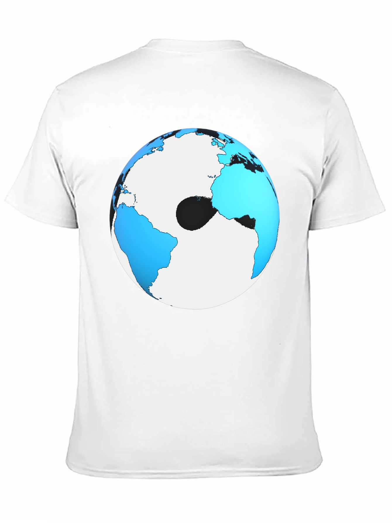 Earth Graphic Black T-Shirt